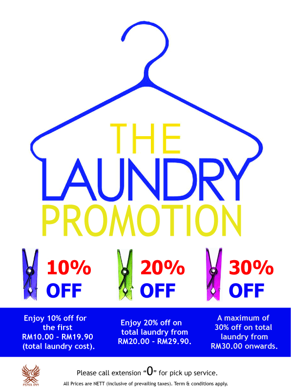 Promotional collateral - Laundry Promotion